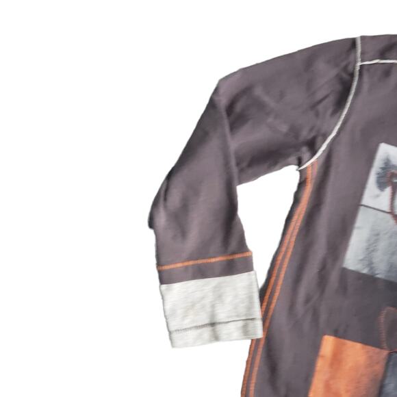 2 FOR $5 SALE Boy's Petit Lem Gray Bear Long Sleeve Top Size 3 - Picture 5 of 8